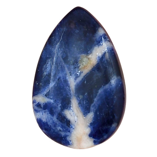Sodalite 27x18.3x5.3 mm Pear Gemstone LS01840-26