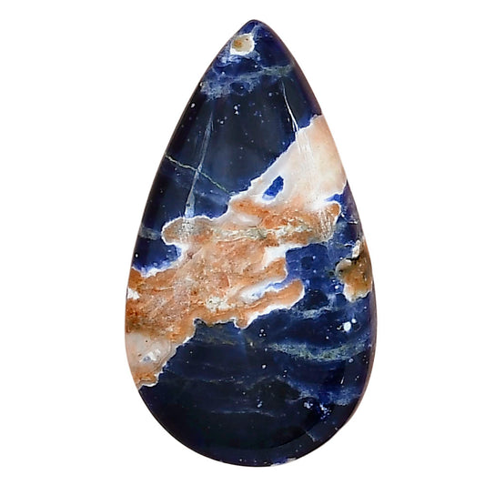 Sodalite 32.1x18.5x6.3 mm Pear Gemstone LS01841-26