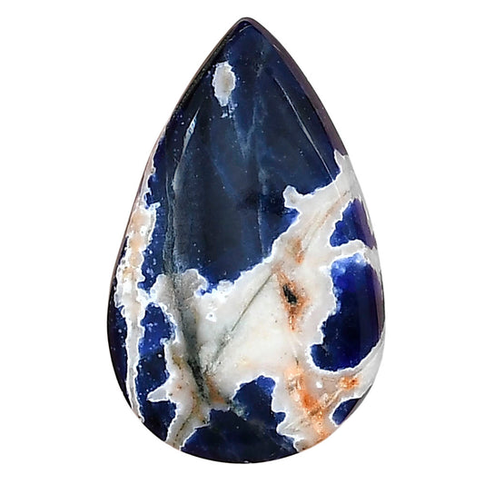 Sodalite 28.8x18.5x6 mm Pear Gemstone LS01845-26
