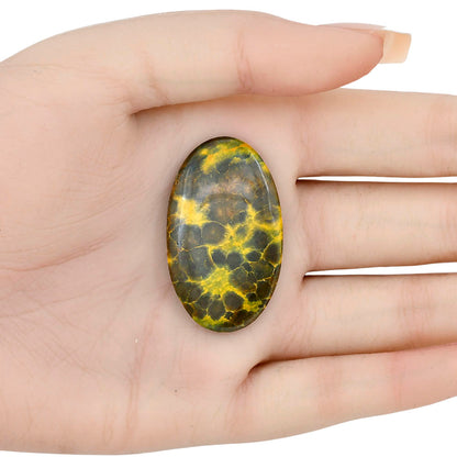 Ocean Jasper 39.8x23.7x5 mm Oval Gemstone LS01847-27