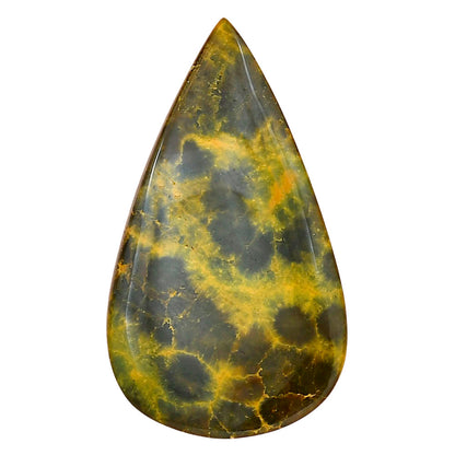 Ocean Jasper 42.4x24.3x5 mm Pear Gemstone LS01860-27
