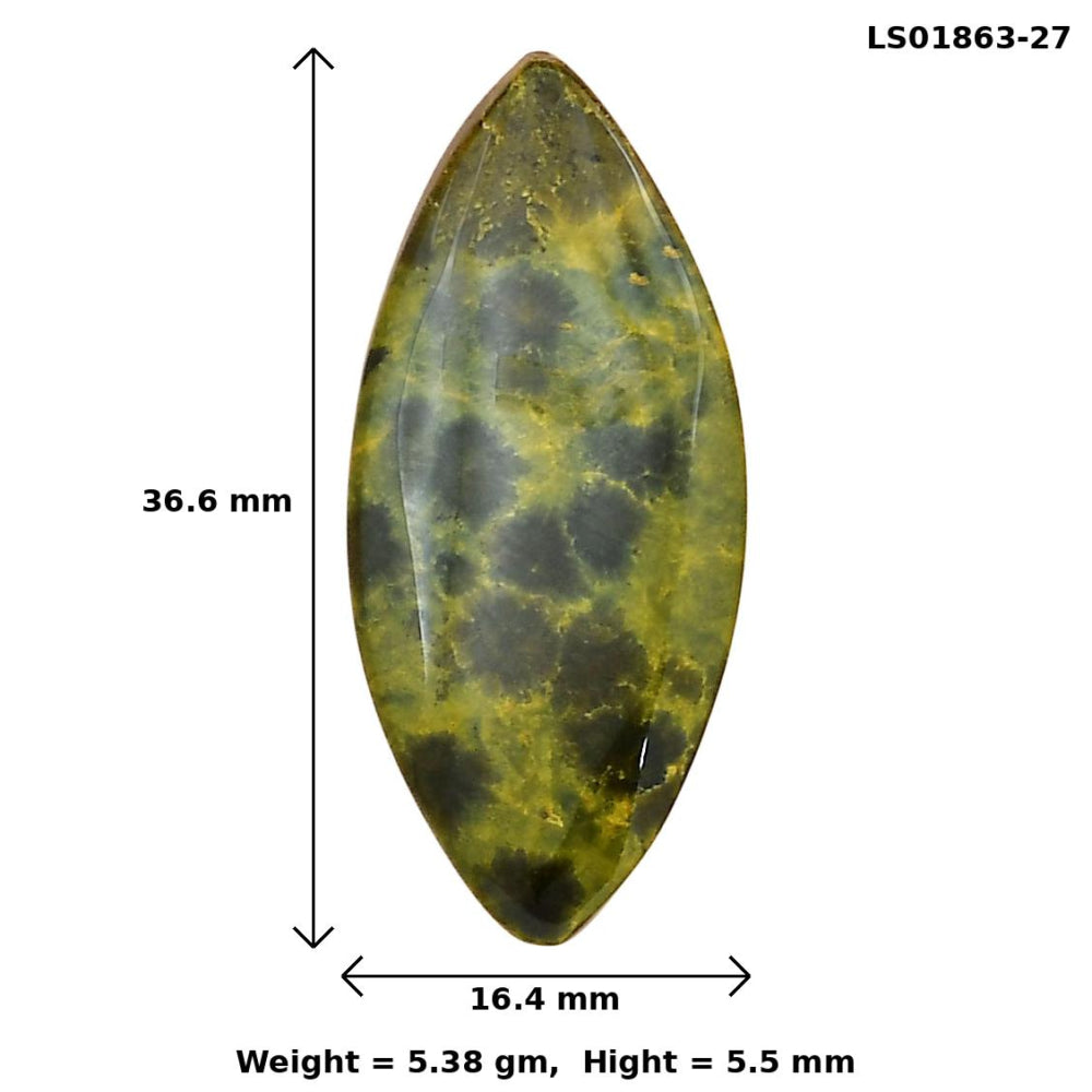 Ocean Jasper 36.6x16.4x5.5 mm Marquise Gemstone LS01863-27