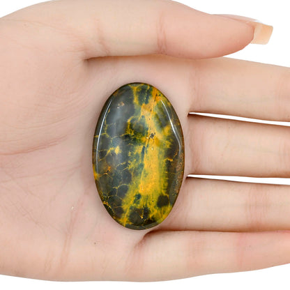 Ocean Jasper 45.6x28.7x5.5 mm Oval Gemstone LS01868-27