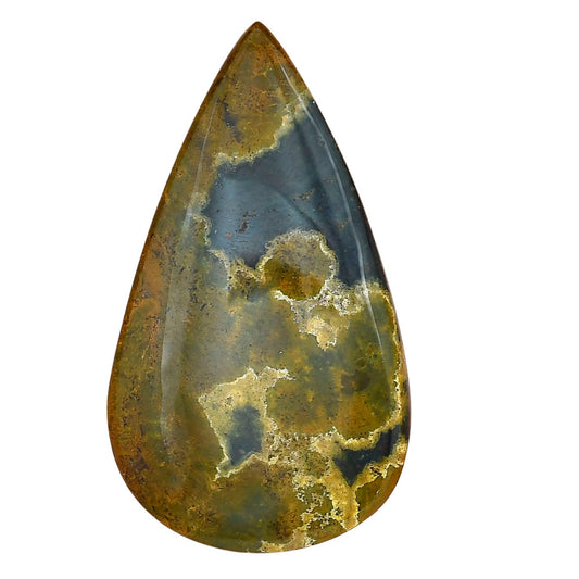 Ocean Jasper 48.8x28x6 mm Pear Gemstone LS01871-27