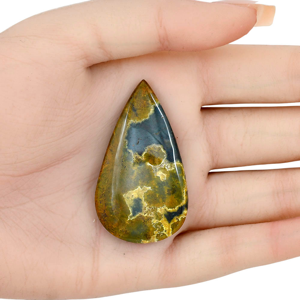 Ocean Jasper 48.8x28x6 mm Pear Gemstone LS01871-27
