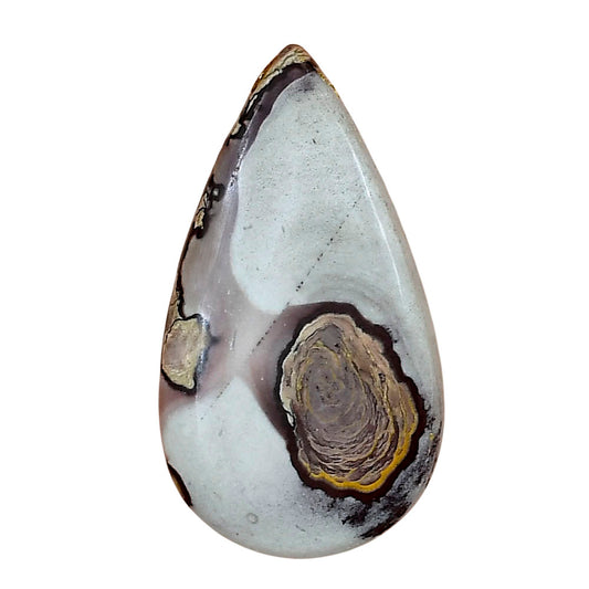 Coffee Bean Jasper 36.2x20.2x4.5 mm Pear Gemstone LS01873-28