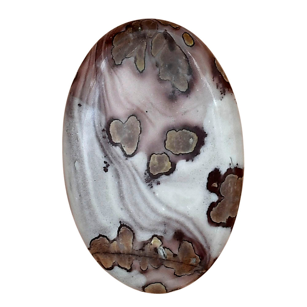 Coffee Bean Jasper 36.2x24x5 mm Oval Gemstone LS01880-28