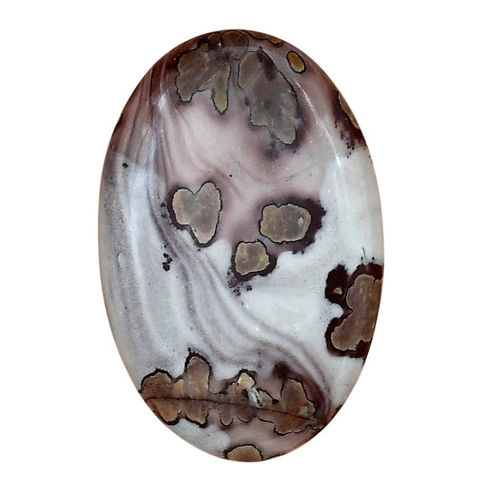 Coffee Bean Jasper 36.2x24x5 mm Oval Gemstone LS01880-28