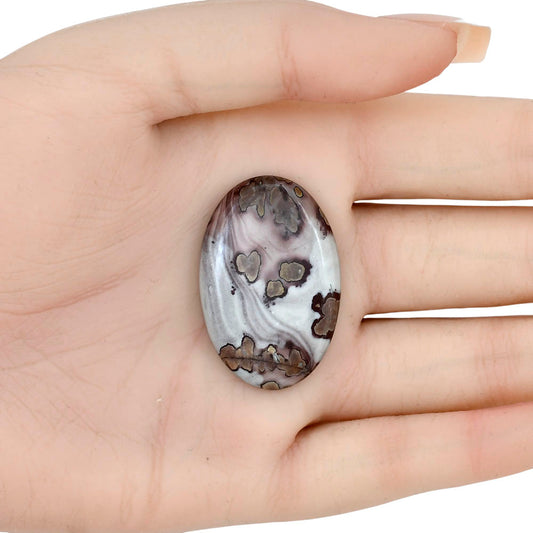 Coffee Bean Jasper 36.2x24x5 mm Oval Gemstone LS01880-28