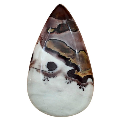 Coffee Bean Jasper 36.4x21.6x6 mm Pear Gemstone LS01884-28