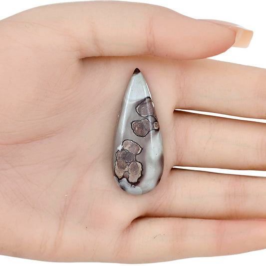 Coffee Bean Jasper 42.8x17.8x5 mm Pear Gemstone LS01890-28