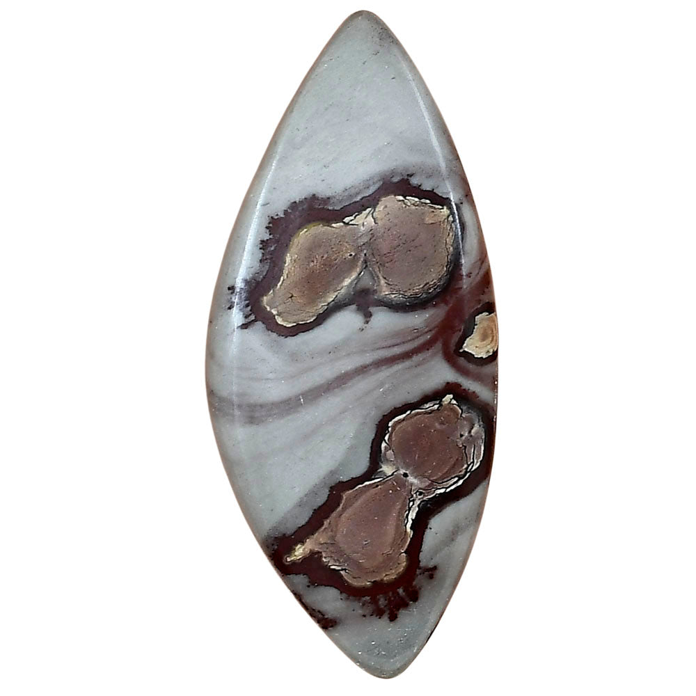 Coffee Bean Jasper 46x20.3x4.5 mm Marquise Gemstone LS01893-28