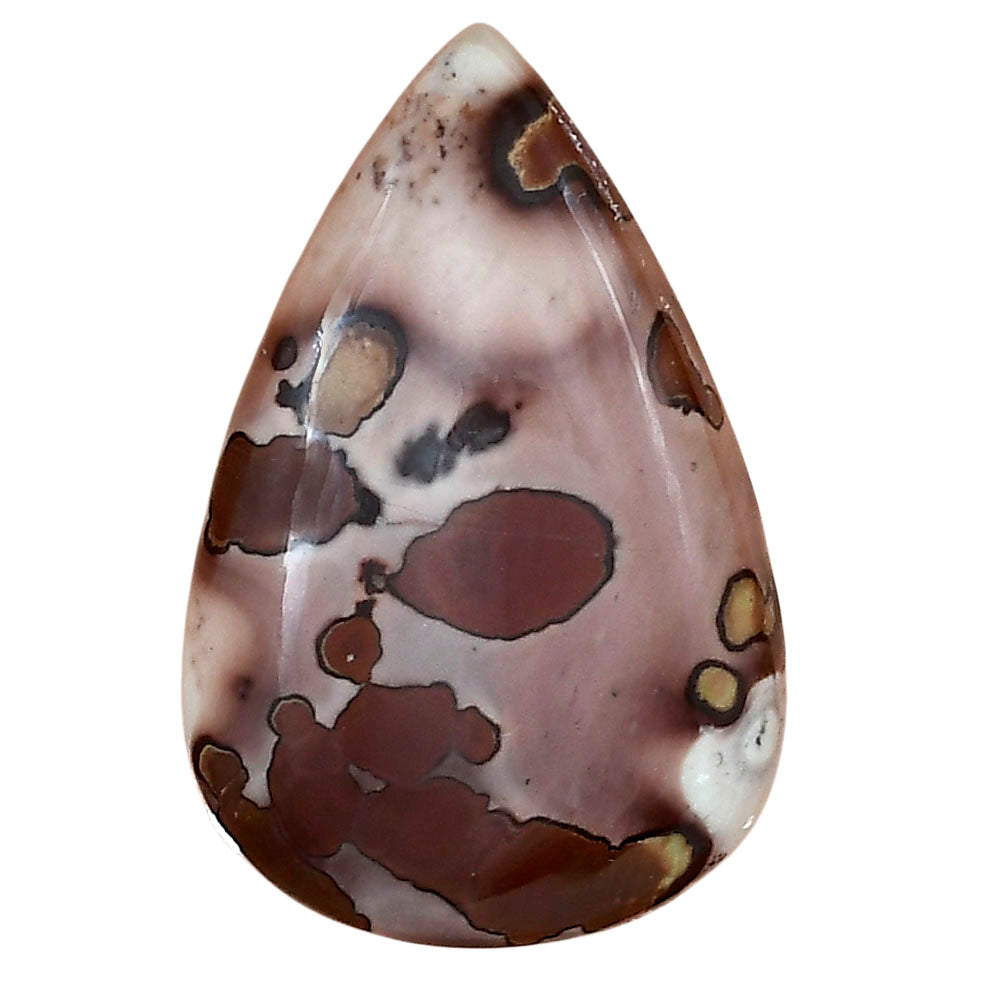 Coffee Bean Jasper 34.2x22.4x6 mm Pear Gemstone LS01898-28