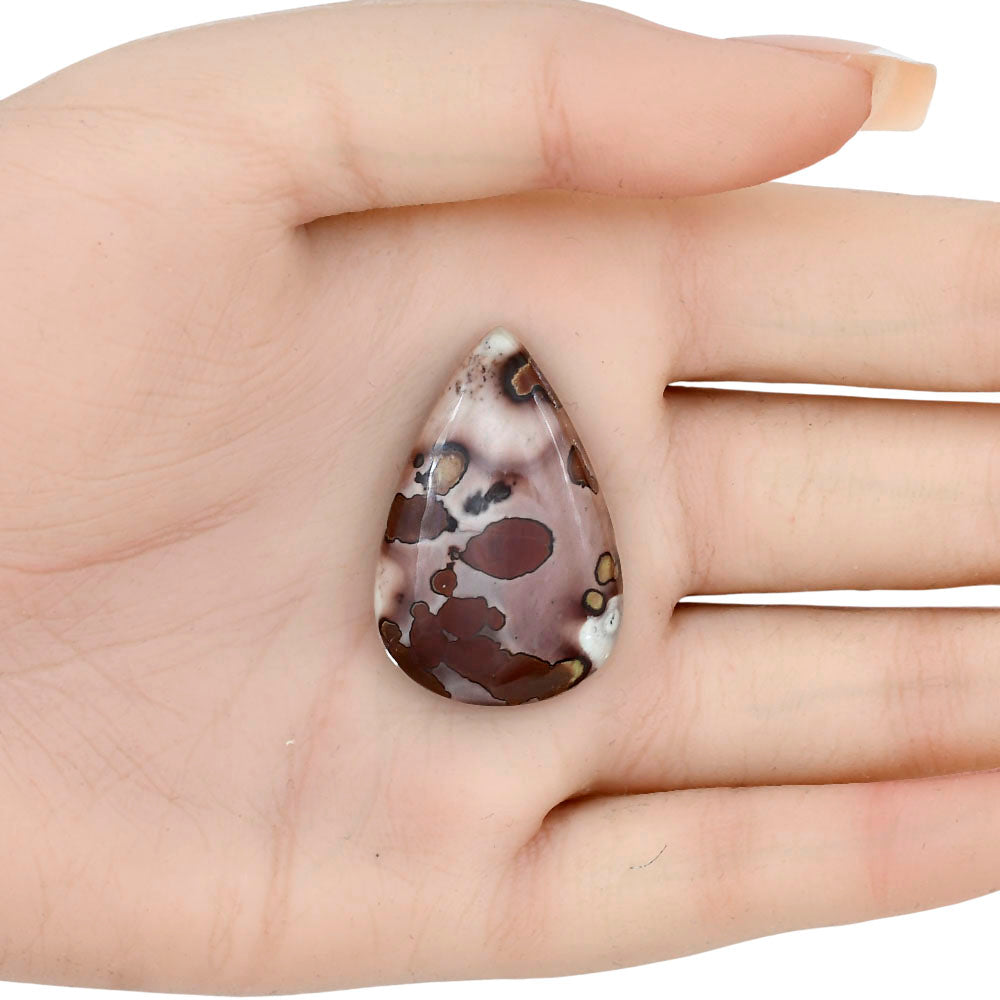 Coffee Bean Jasper 34.2x22.4x6 mm Pear Gemstone LS01898-28