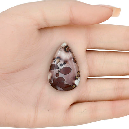 Coffee Bean Jasper 34.2x22.4x6 mm Pear Gemstone LS01898-28