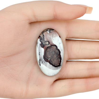 Coffee Bean Jasper 43.4x25.2x4.5 mm Oval Gemstone LS01900-28
