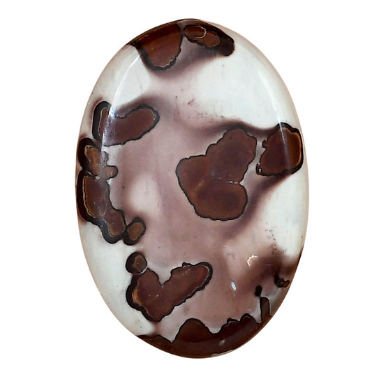 Coffee Bean Jasper 36.1x24.9x5 mm Oval Gemstone LS01901-28