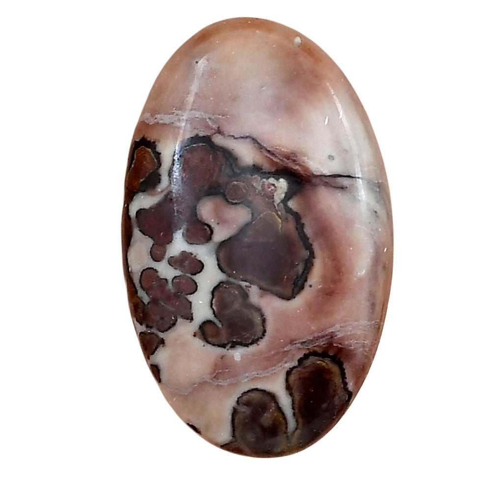 Coffee Bean Jasper 31.4x19.5x4.5 mm Oval Gemstone LS01904-28