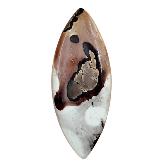 Coffee Bean Jasper 47.9x19.2x5 mm Marquise Gemstone LS01905-28