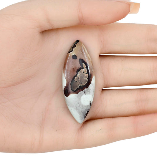 Coffee Bean Jasper 47.9x19.2x5 mm Marquise Gemstone LS01905-28