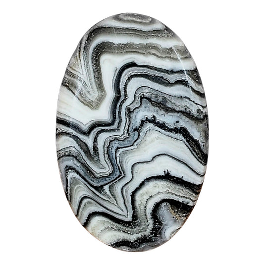 Crazy Lace Agate 35.3x22.65x5.5 mm Oval Gemstone LS01920-29