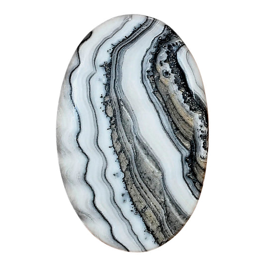 Crazy Lace Agate 35.8x23x5.3 mm Oval Gemstone LS01925-29