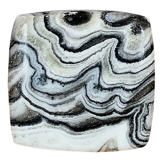 Crazy Lace Agate 27.4x26.5x6.3 mm Baguette Gemstone LS01929-29
