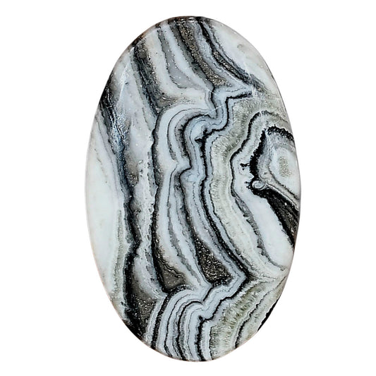 Crazy Lace Agate 37.45x23.35x5.5 mm Oval Gemstone LS01931-29