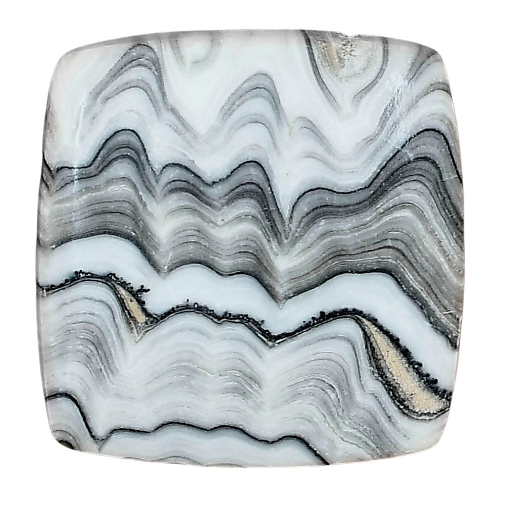 Crazy Lace Agate 29.3x28.55x6.7 mm Baguette Gemstone LS01935-29