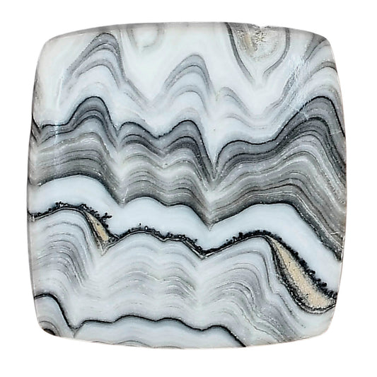 Crazy Lace Agate 29.3x28.55x6.7 mm Baguette Gemstone LS01935-29