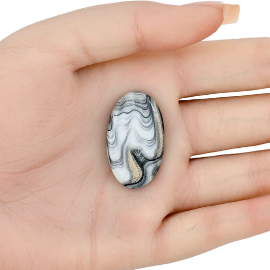 Crazy Lace Agate 32.55x19.2x5 mm Oval Gemstone LS01938-29