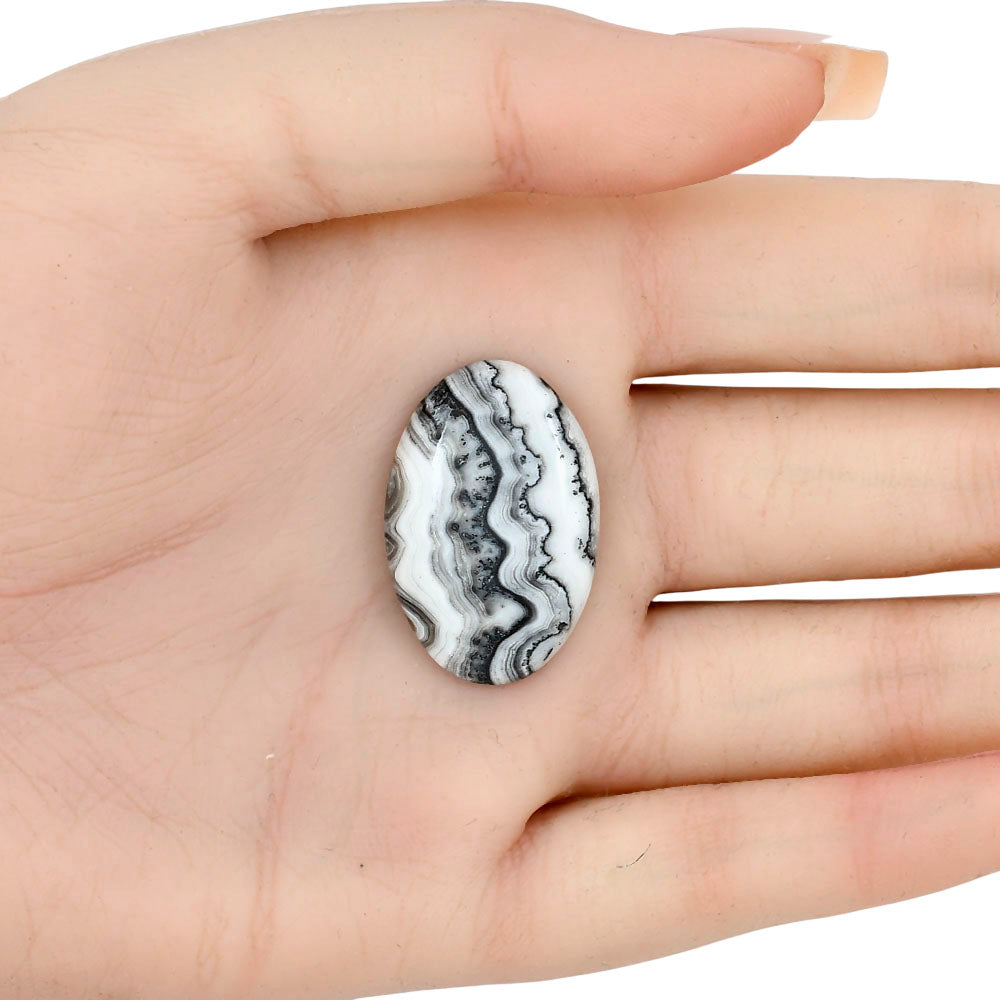 Crazy Lace Agate 29.25x19.35x5.5 mm Oval Gemstone LS01940-29