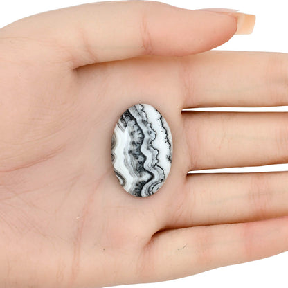 Crazy Lace Agate 29.25x19.35x5.5 mm Oval Gemstone LS01940-29