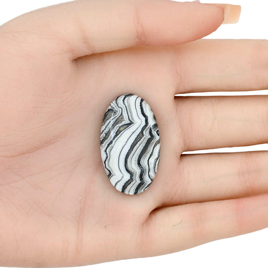 Crazy Lace Agate 34x20.1x5.8 mm Oval Gemstone LS01942-29