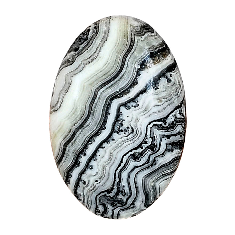 Crazy Lace Agate 32x21.5x5.8 mm Oval Gemstone LS01949-29