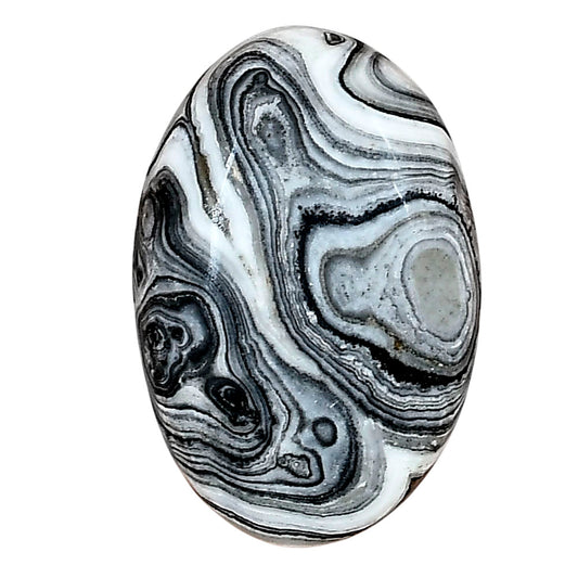 Crazy Lace Agate 29.7x19.7x5.5 mm Oval Gemstone LS01953-29