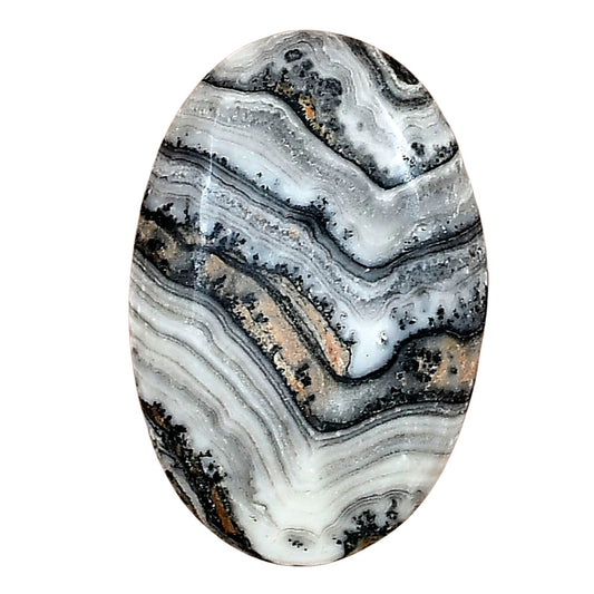 Crazy Lace Agate 30.8x20.55x5 mm Oval Gemstone LS01957-29