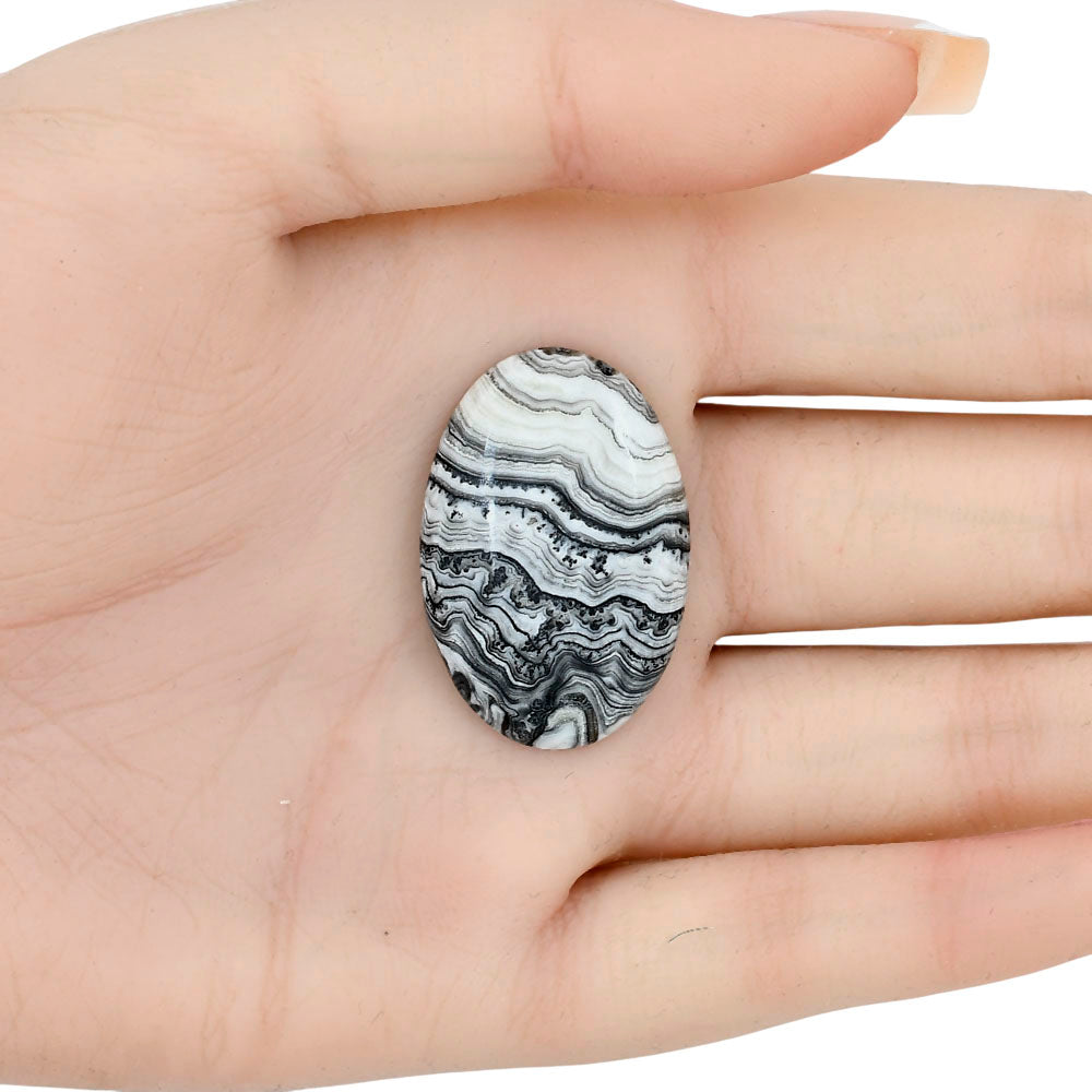 Crazy Lace Agate 32.5x21.8x5.3 mm Oval Gemstone LS01960-29