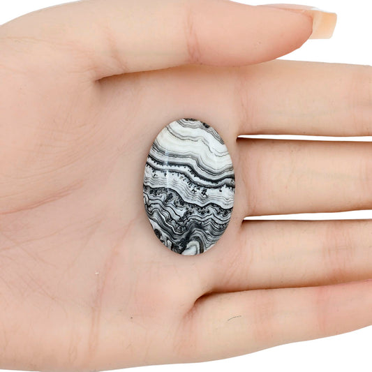 Crazy Lace Agate 32.5x21.8x5.3 mm Oval Gemstone LS01960-29