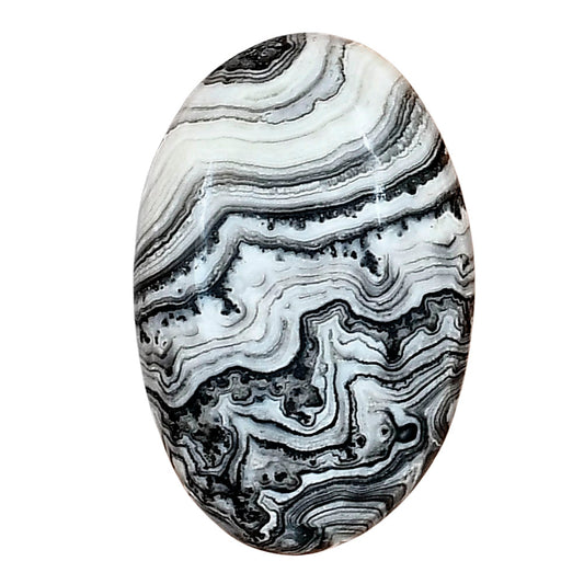 Crazy Lace Agate 29x18.8x5.3 mm Oval Gemstone LS01963-29