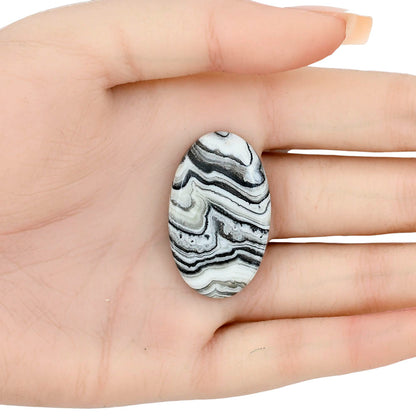 Crazy Lace Agate 36.15x22.15x5.5 mm Oval Gemstone LS01964-29