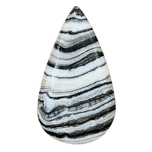 Crazy Lace Agate 33.5x19x5.5 mm Pear Gemstone LS01965-29