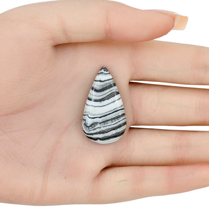 Crazy Lace Agate 33.5x19x5.5 mm Pear Gemstone LS01965-29