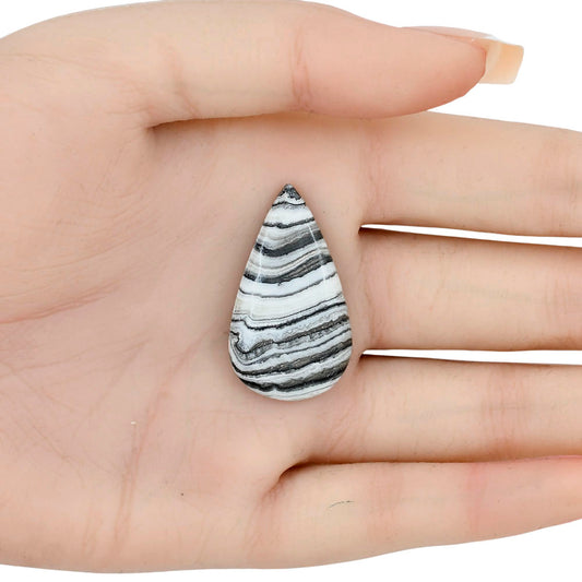 Crazy Lace Agate 33.5x19x5.5 mm Pear Gemstone LS01965-29