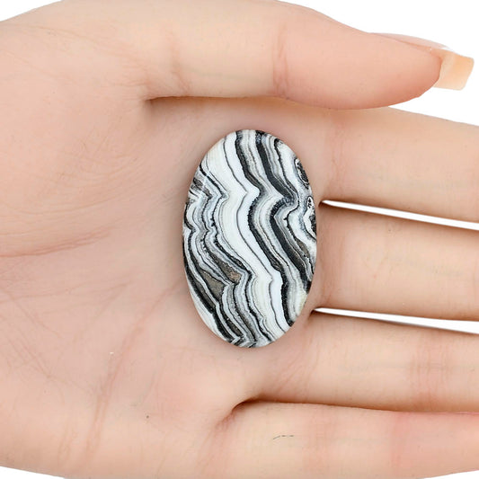 Crazy Lace Agate 39.15x24.15x5.7 mm Oval Gemstone LS01966-29