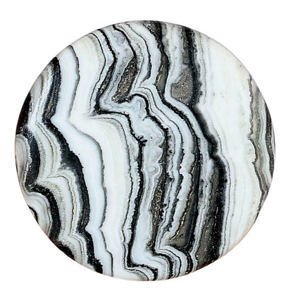 Crazy Lace Agate 32.7x32.7x5 mm Round Gemstone LS01970-29