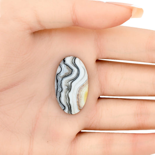 Crazy Lace Agate 30.25x17.4x5.5 mm Oval Gemstone LS01974-29