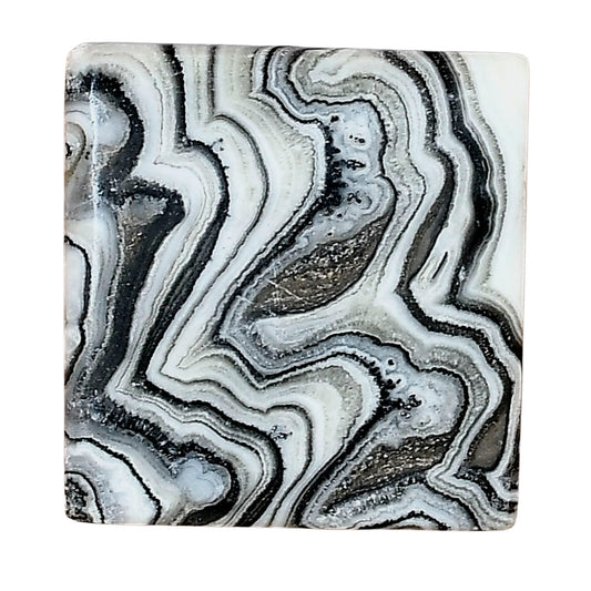 Crazy Lace Agate 26x25x5.5 mm Baguette Gemstone LS01977-29