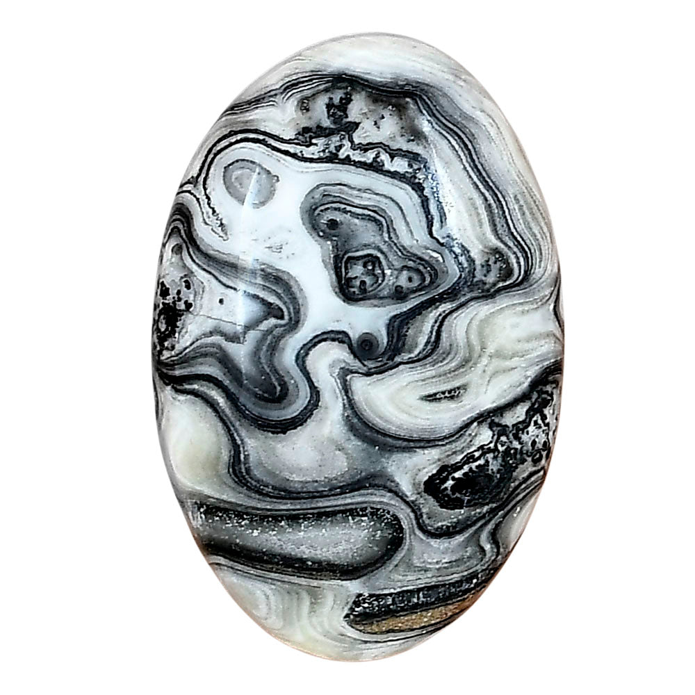 Crazy Lace Agate 33.35x21.8x6.3 mm Oval Gemstone LS01982-29