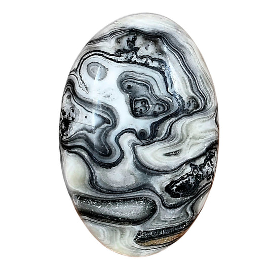 Crazy Lace Agate 33.35x21.8x6.3 mm Oval Gemstone LS01982-29